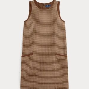 Polo by Ralph Lauren Houndstooth Twill Flannel Dress